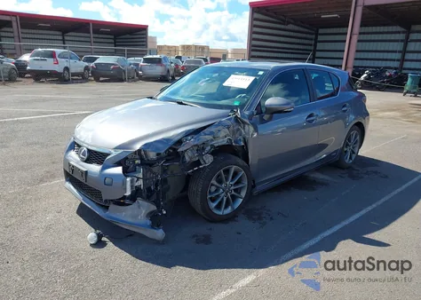 2012 Lexus Ct 200H Premium z USA, uszkodzony, nr VIN JTHKD5BH0C2047680
